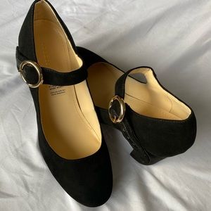 Liz Claiborne Black Velvet Mini Heels